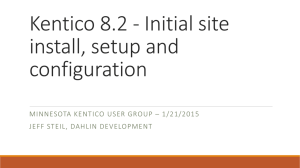 20150121_Kentico-Initial-site-install,-setup-and