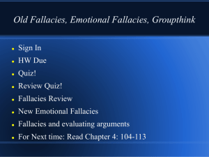 Fallacies - Erick Ramirez