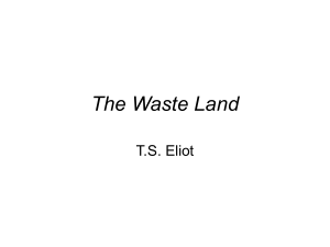 The Waste Land final powerpoint