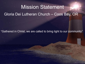 Mission Statement PowerPoint presentation