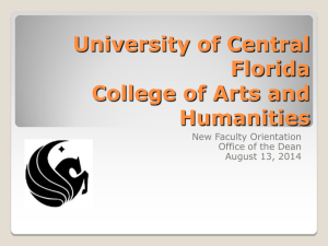 UCF College of Arts and Humanities
