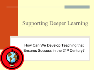 Teaching for 21st Century Learning