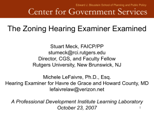 Hearing Examiners