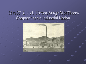 Industrialization and Big Business