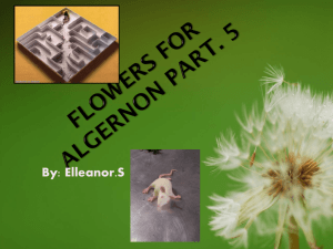 Flowers For Algernon Part. 5