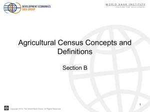 Agricultural Concepts and Definitions, Part 2
