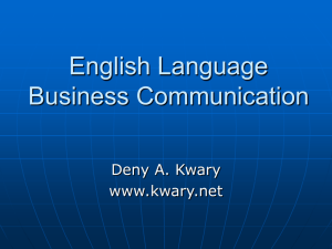 Intro to Communication