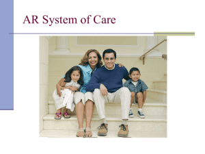 AR System of Care - Coordinated School Health