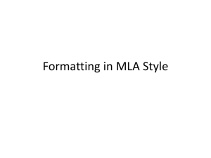Writing in MLA Style - Waukee Community School District Blogs