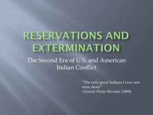 Lecture: Wars against Indians