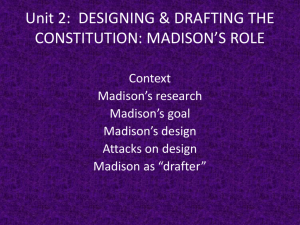 Designing and Drafting the Constitution