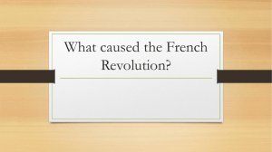What caused the French Revolution?