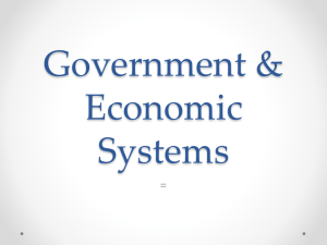 Government & Economic Systems