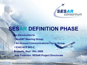 SESAR definition phase