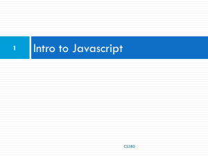 Intro to Javascript - Web Programming Step by Step