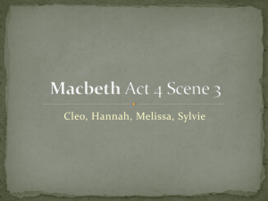 Macbeth Act 4 Scene 3
