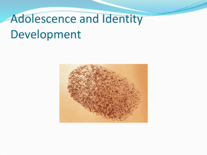 Adolescence and Identity Development