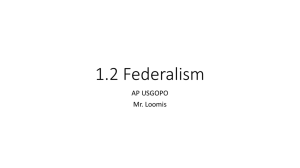 1.2 Federalism