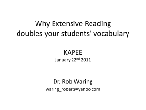 Why ER Doubles Your vocabulary