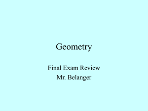 Geometry - Kingsley Area Schools