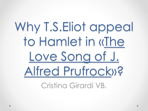 The Love Song of J. Alfred Prufrock»?