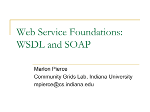 Web Service Foundations - Digital Science Center
