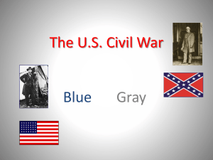 Civil War Battles and Events