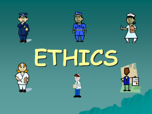 ethics - Paignton Online