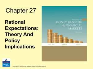 Rational Expectations: Theory And Policy Implications