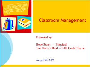 Classroom Management PowerPoint