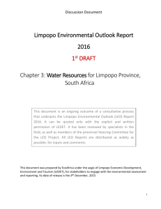 Chapter 3: Water Resources - EcoAfrica Environmental Consultants