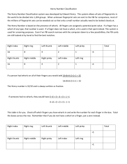 The Henry Classification System