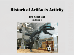 Day 1 RSG Historical Artifacts - bbmsjanthony