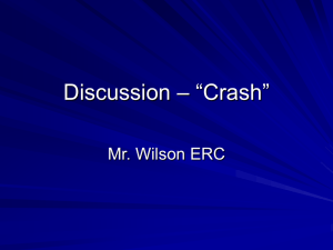 Discussion – Crash
