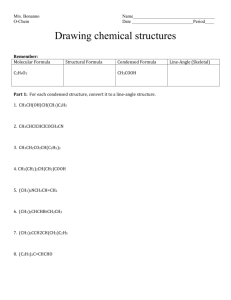 Drawing Chemical Structures