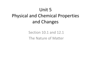 Physical and Chemical Prperties PPT