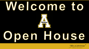 Open House Powerpoint - Office of Transfer Services
