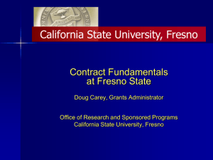 A Contract - California State University, Fresno