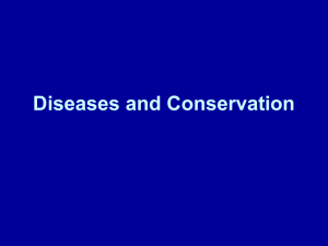 Diseases and Conservation