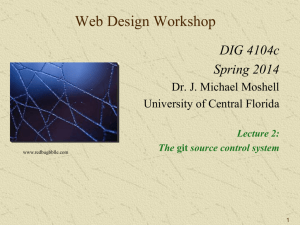 Lecture 2: git - University of Central Florida
