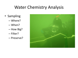Water Chemistry Analysis