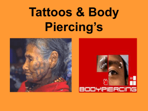 Tattoos & Body Piercing's