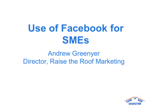 Facebook for SMEs