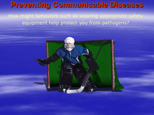 Preventing Communicable Diseases