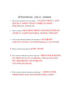 AP Psych Review – Unit 13 – Treatment