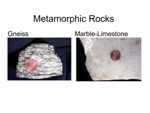 Metamorphic Rocks - Uplift Community High School