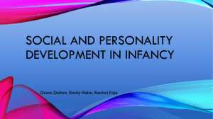 Social and personality development in infancy