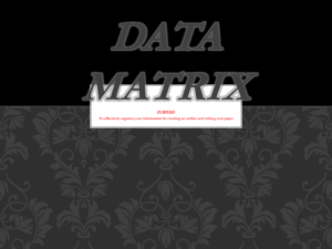 Data Matrix - Springfield Public Schools