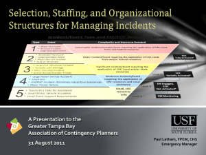 Selection, Staffing, and Organizational Structures for Managing