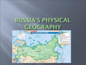 Russia's Physical Geography